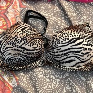 Victoria’s Secret animal print push up bra